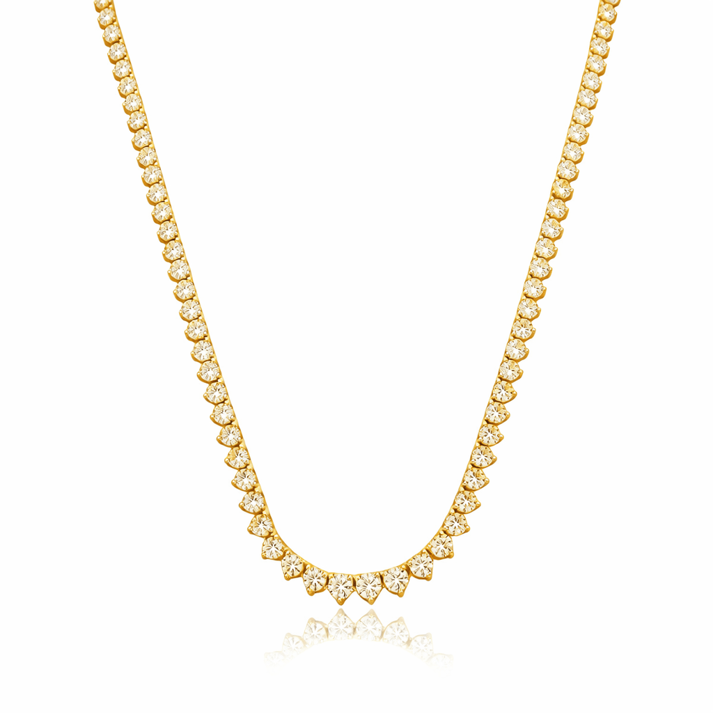 Raissa Tennis Necklace - Luiza Jewelry