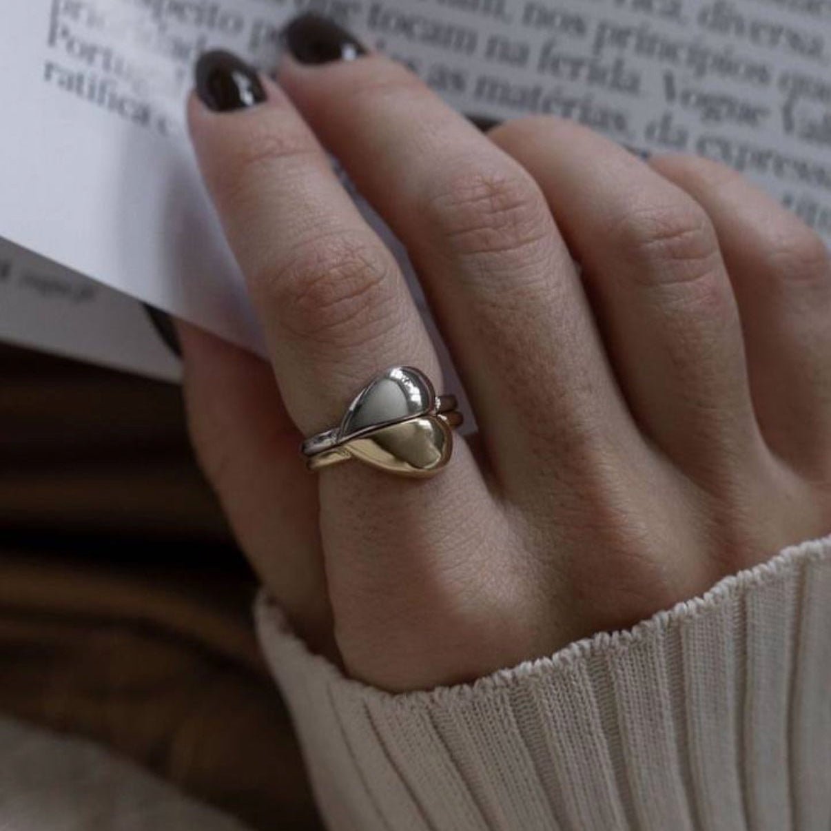 Clara Heart Ring - Luiza Jewelry