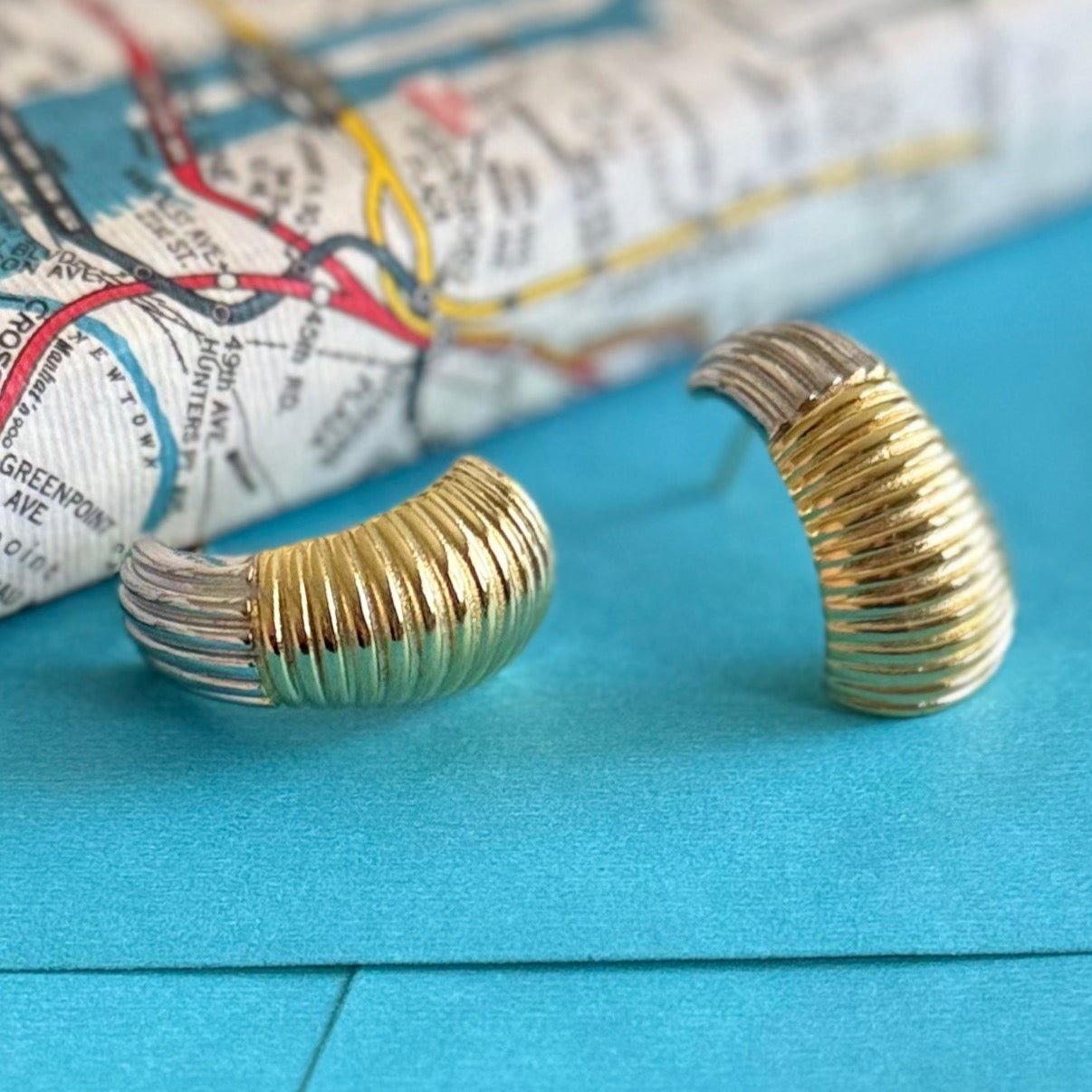 Nayara Earring – Mixed Metal - Luiza Jewelry