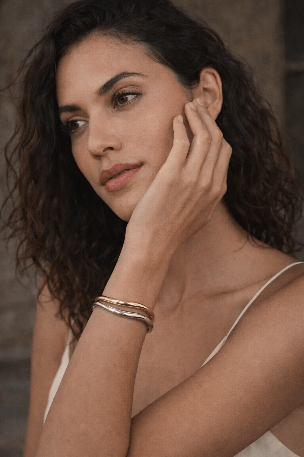 Malu Duo Curve Cuff - Luiza Jewelry