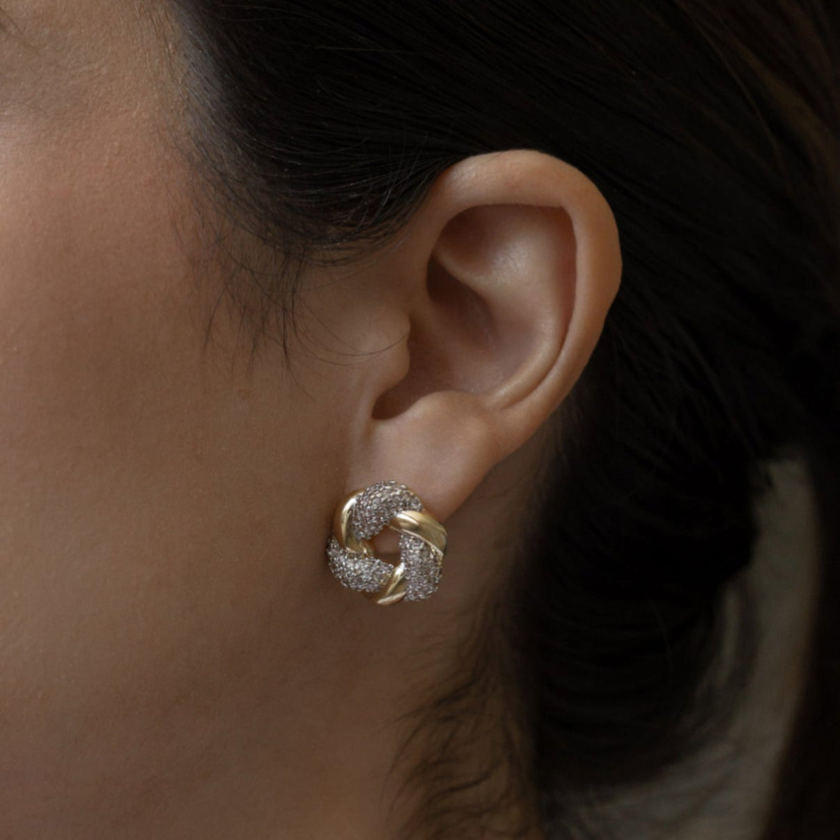 Zara Twisted Earring - Luiza Jewelry