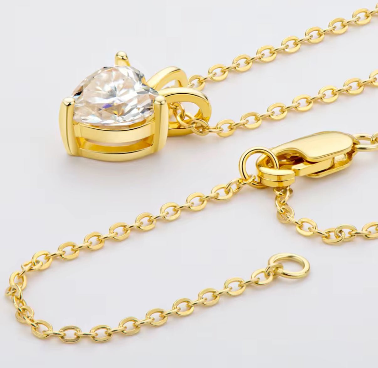 Miriam Heart Necklace - Luiza Jewelry