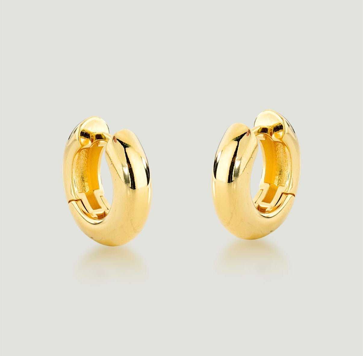 Bonnie Small Chunky Hoop Earrings - Luiza Jewelry