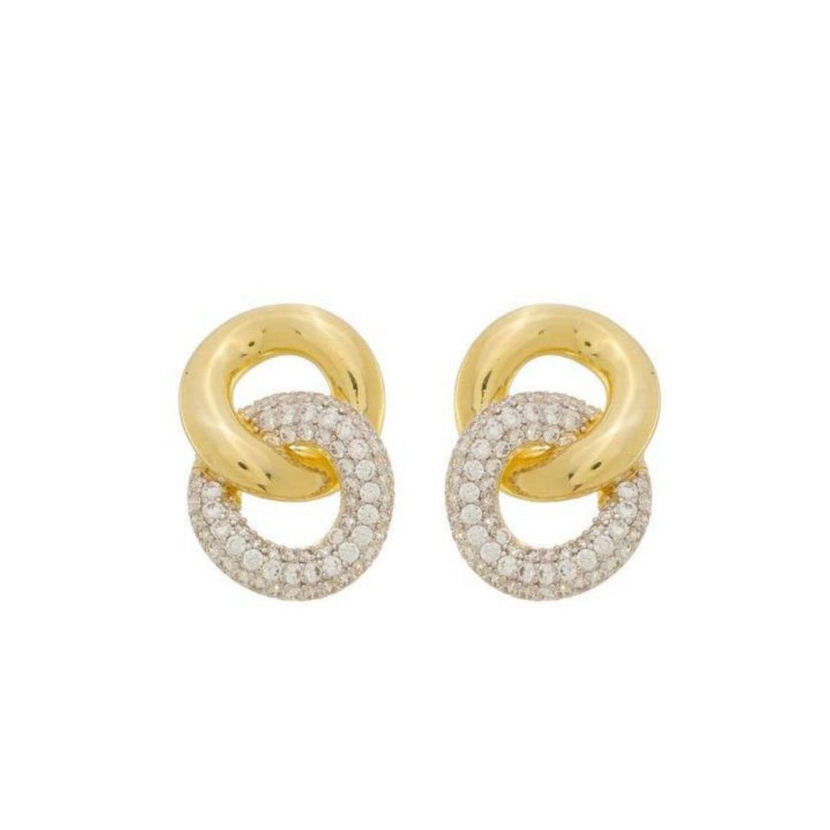 Jennifer Pavé Earring - Luiza Jewelry
