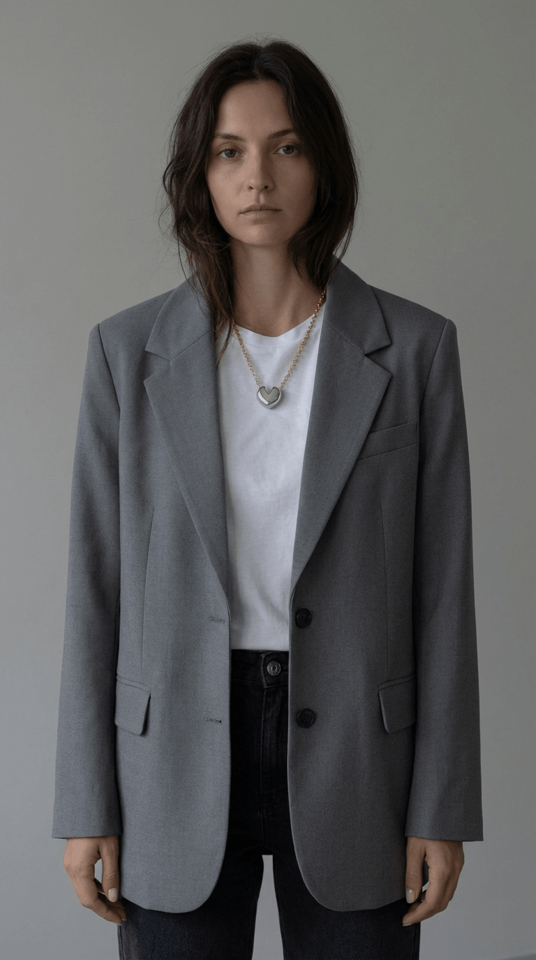 Alicia Heart Necklace - Luiza Jewelry