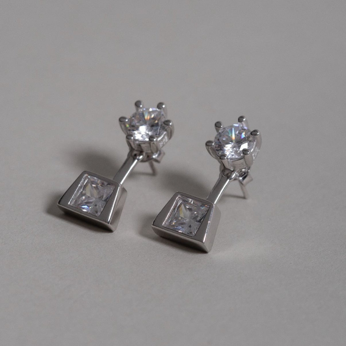 Ruth Silver 925 Zirconia Earring - Luiza Jewelry
