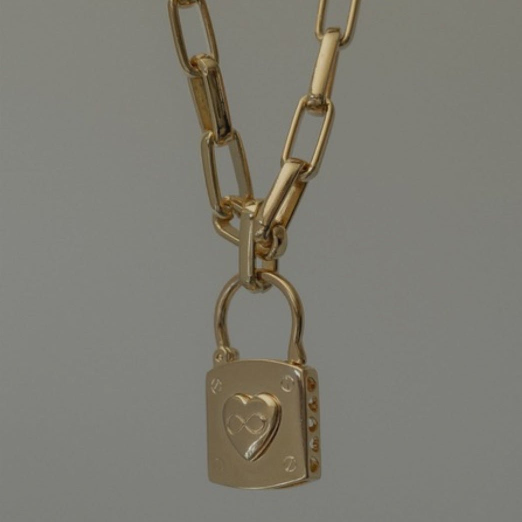 Bailey - Lock Me Necklace - Luiza Jewelry