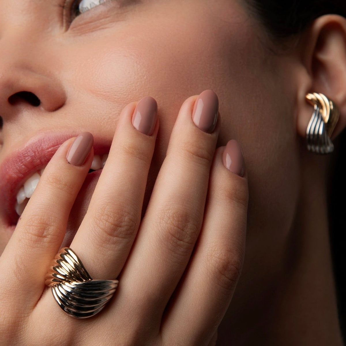 Darcy - Duo Wave Ring - Luiza Jewelry