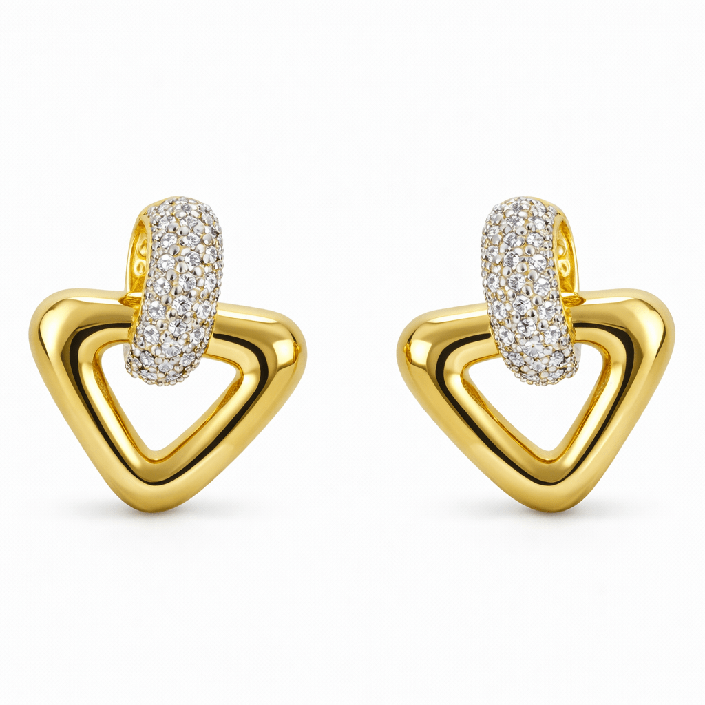 Silvia Triangular Earring - Luiza Jewelry