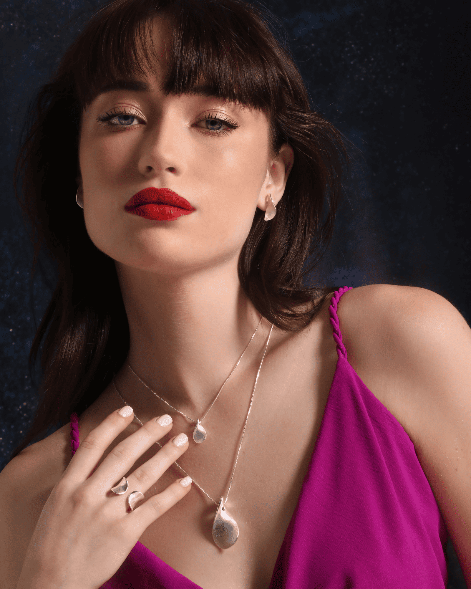 Leticia - Luiza Jewelry - Curved gold ring with sculptural open design
