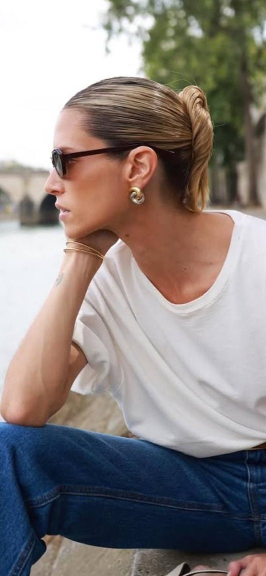 Selma Swirl Earring - Luiza Jewelry