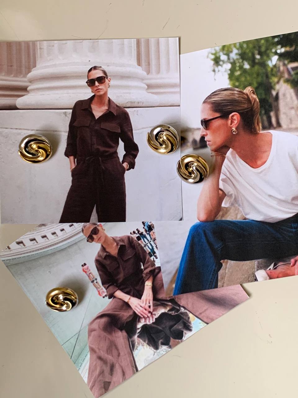 Selma Swirl Earring - Luiza Jewelry