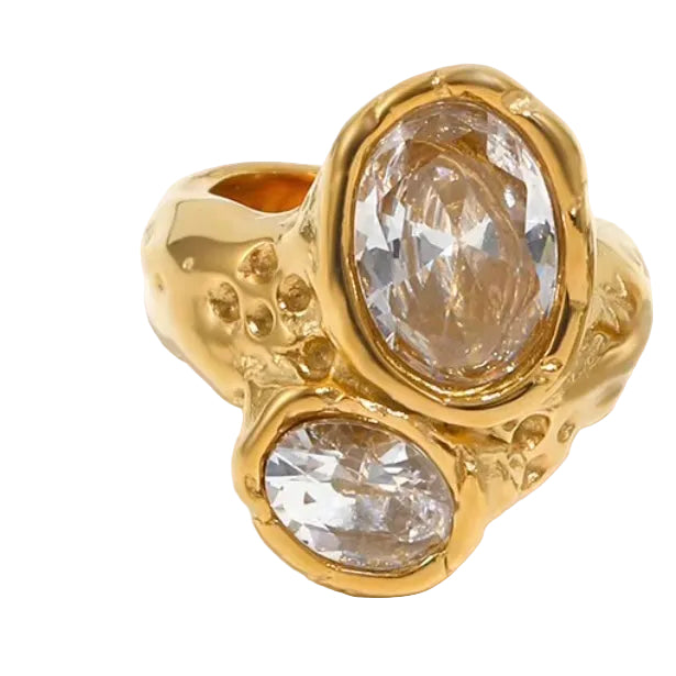 Clara Two-Stone Ring