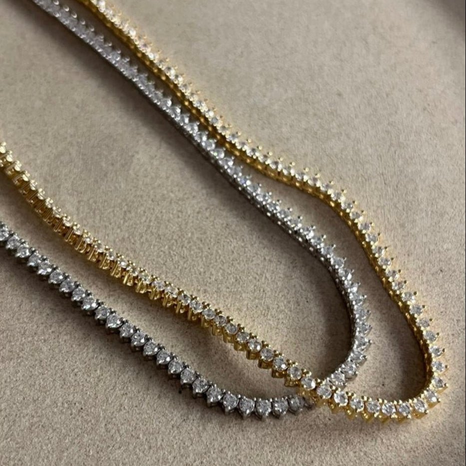 Raissa Tennis Necklace - Luiza Jewelry