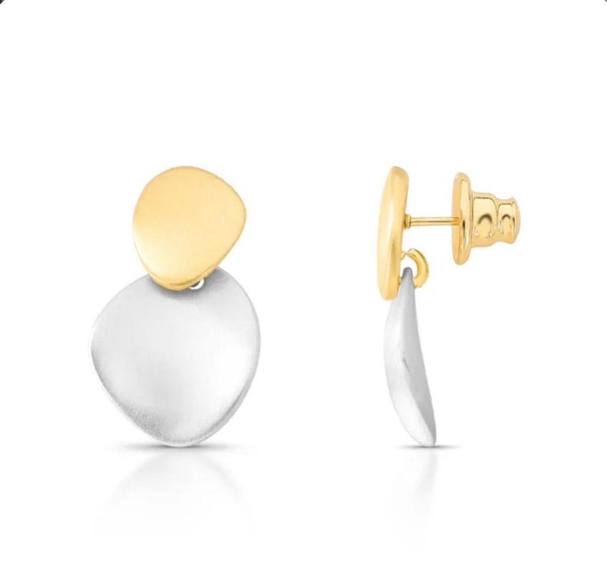 Rebeca Duo Earrings - Luiza Jewelry