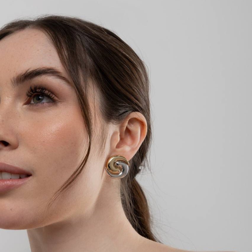 Selma Swirl Earring - Luiza Jewelry