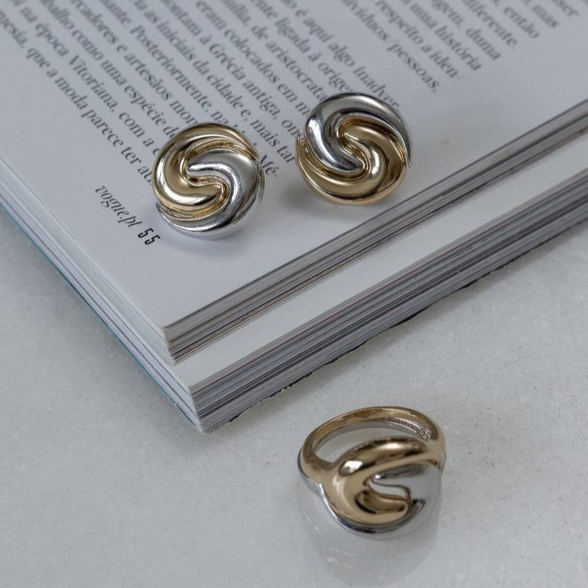 Selma Swirl Earring - Luiza Jewelry