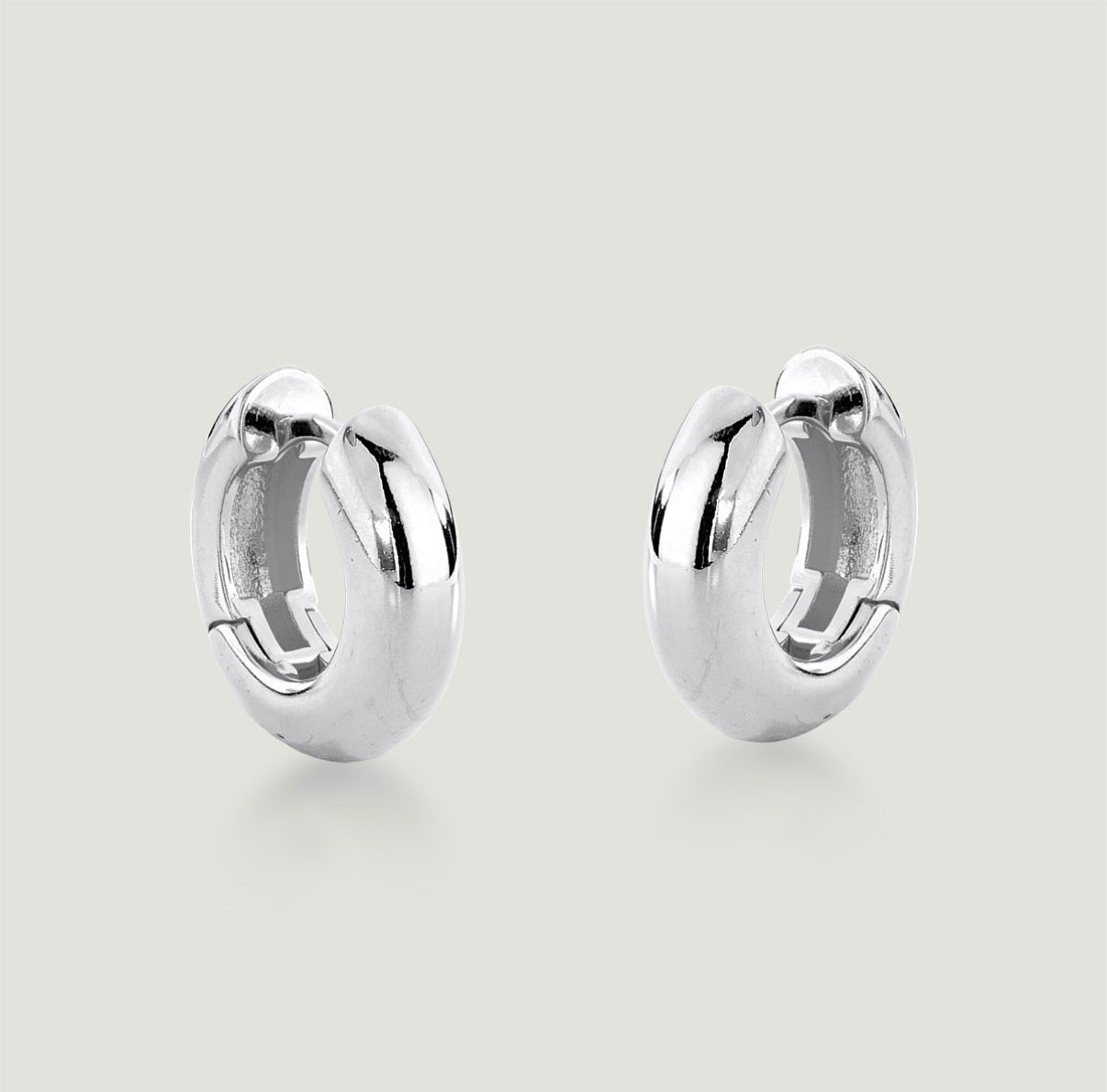 Bonnie Small Chunky Hoop Earrings - Luiza Jewelry