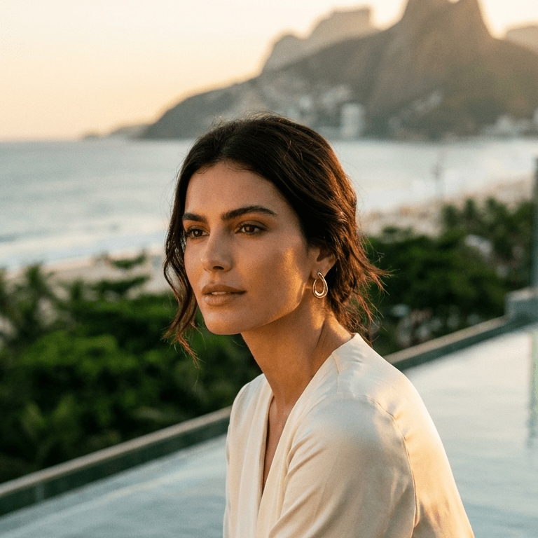 Addy Sculptural Motion Earrings - Luiza Jewelry