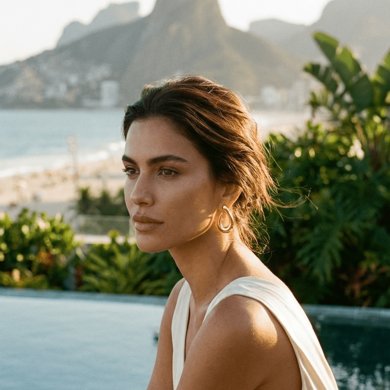 Addy Sculptural Motion Earrings - Luiza Jewelry