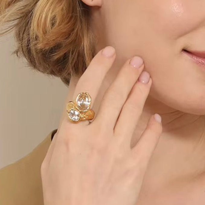 Clara Two-Stone Ring