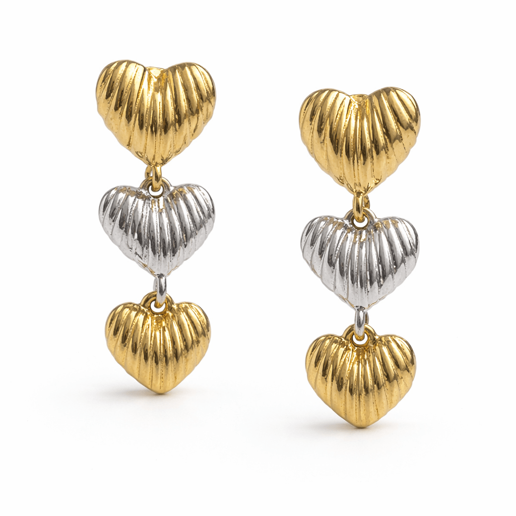 Samia Heart Drop - Luiza Jewelry