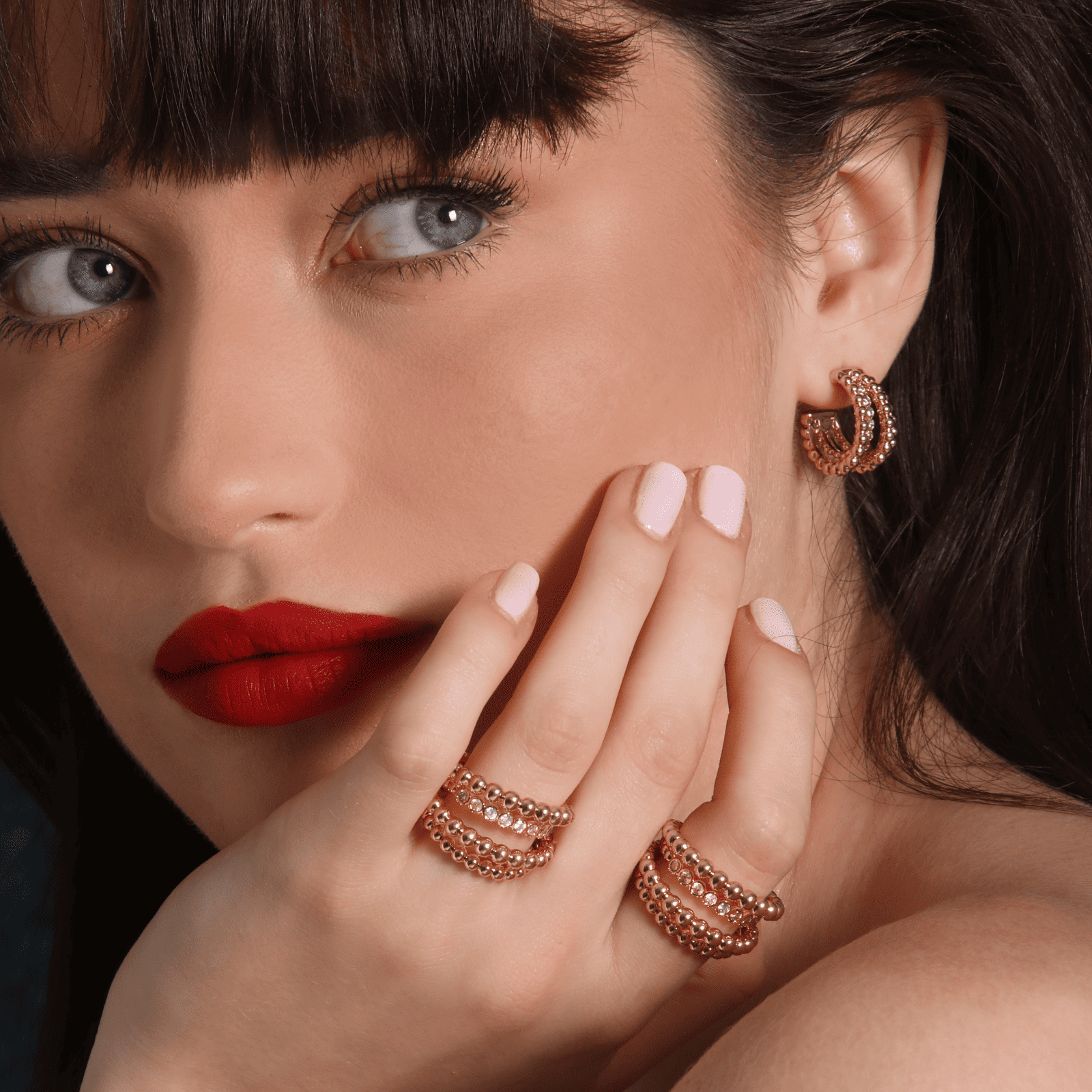 Marina Beaded Hoop Earring - Luiza Jewelry